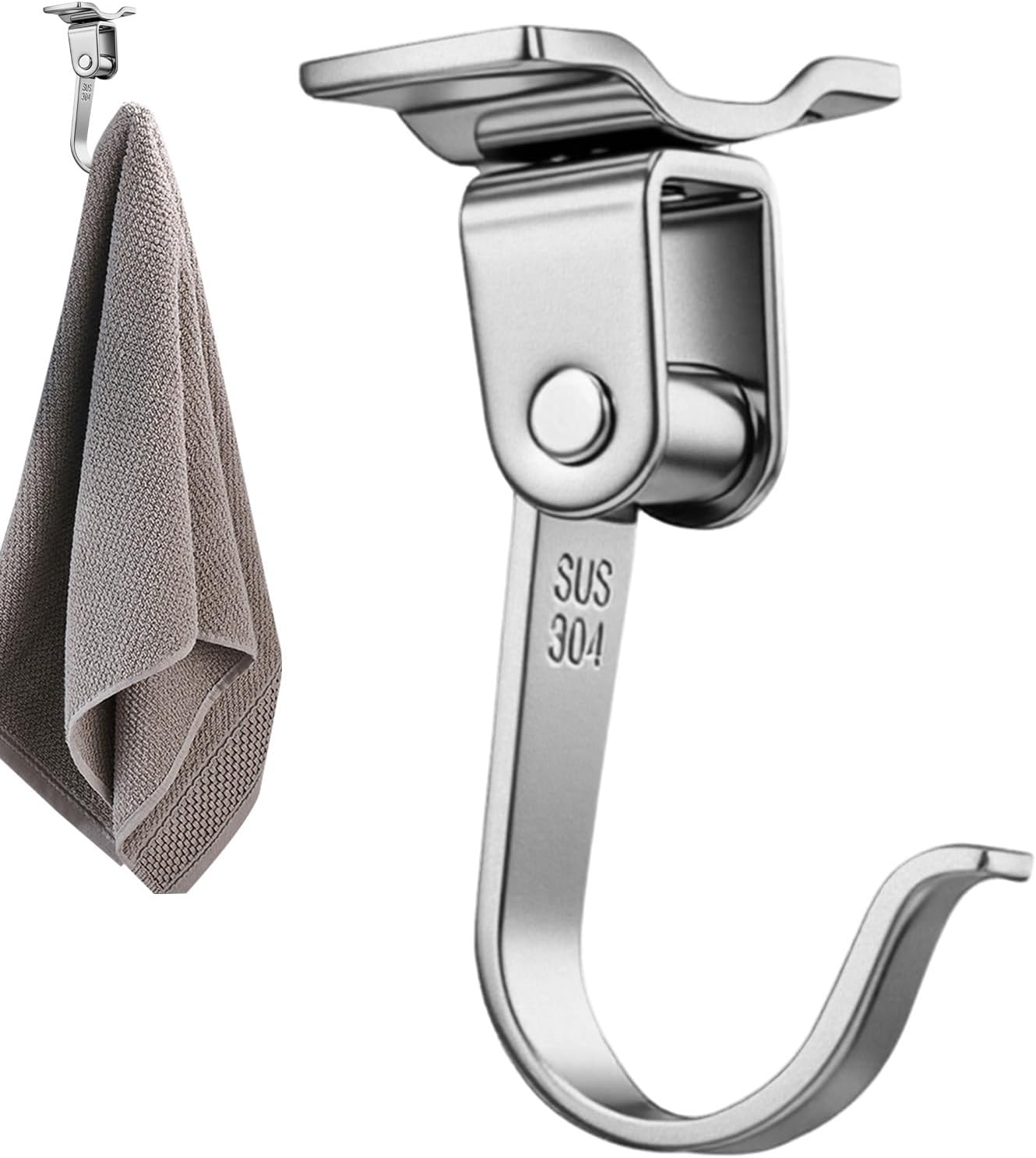 Für Bad Und Dusche Drehbarer Edelstahlhaken Für Handtasche