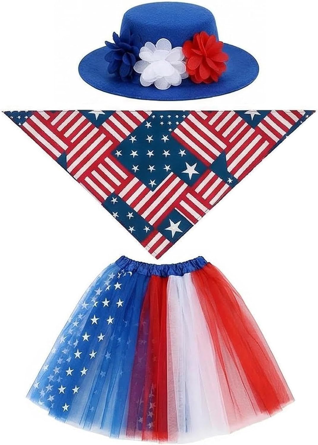 Garten Gänse Outfits Usa Motiv Tierstatue Hut Speicheltuch