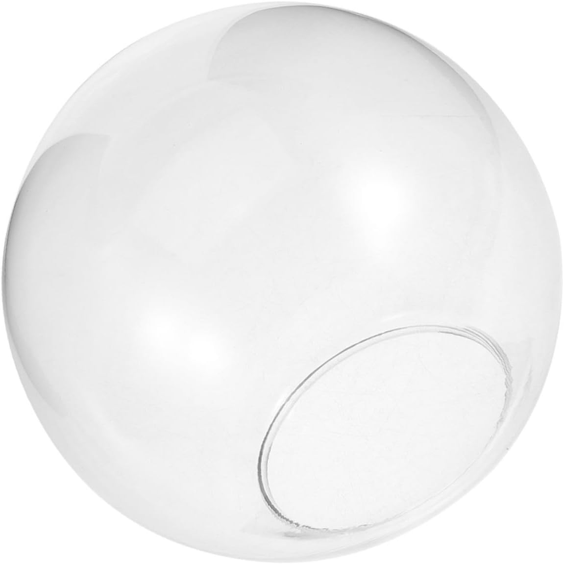 Durchsichtiger Glas Pendelleuchtenschirm Halbkreisförmiger