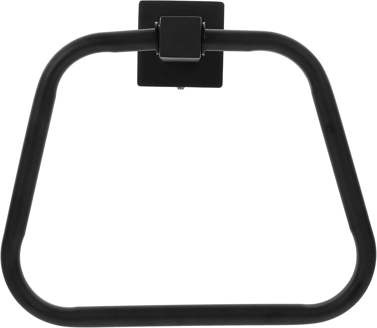 Eleganter Handtuchring Aus Schwarzem Edelstahl Für