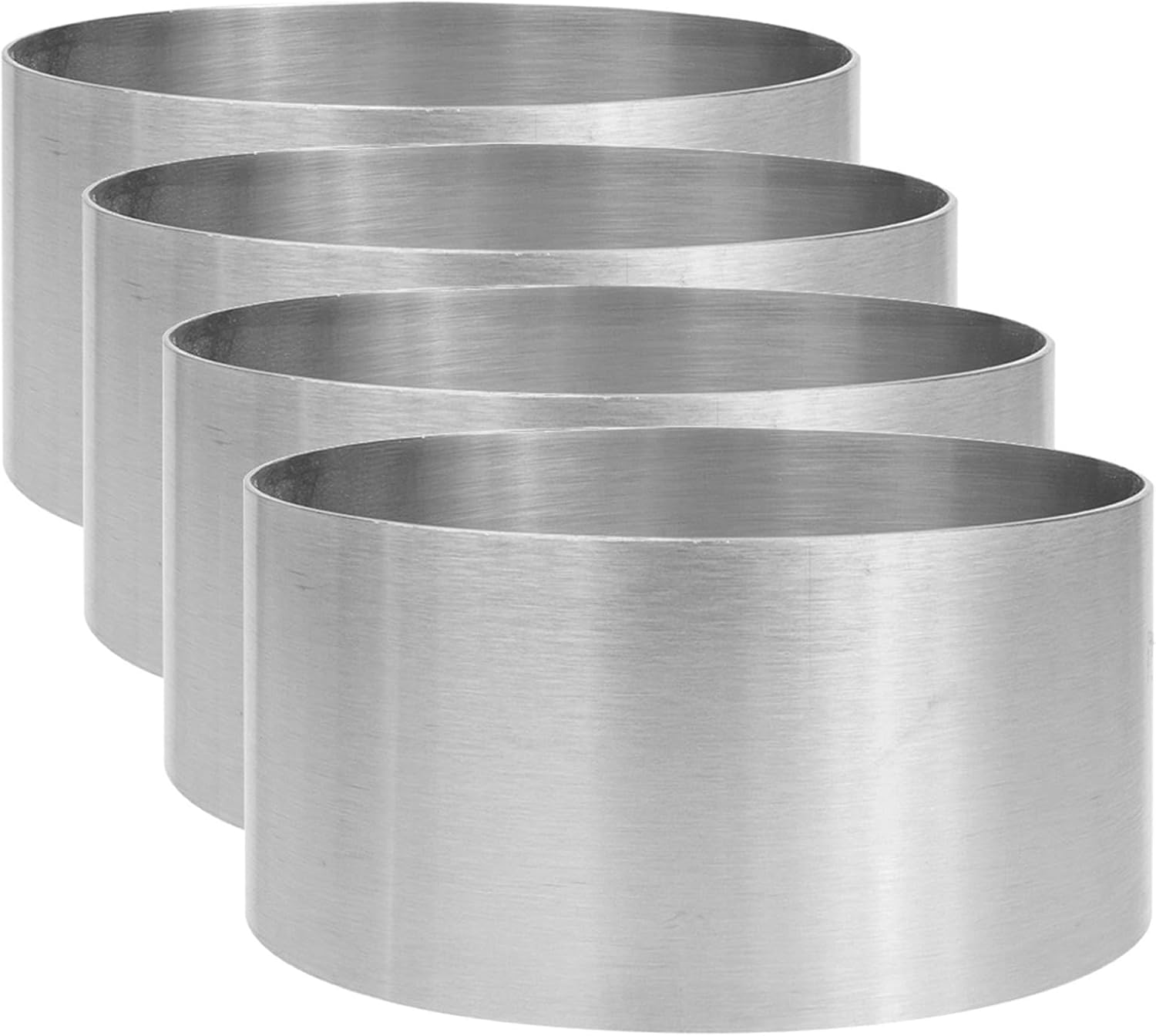 Backformen Aus Edelstahl Runde Dessertringe Mit Glatter