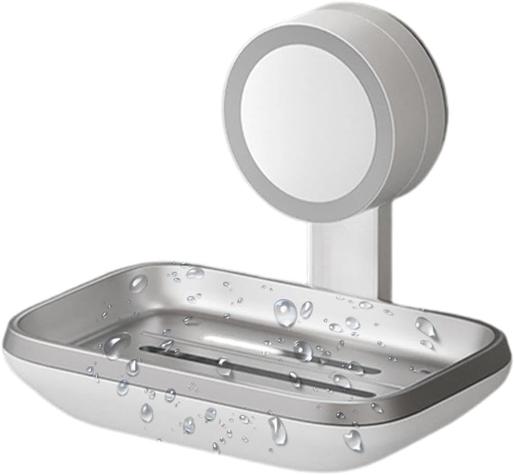 Mit Saugnapf Wandmontierter Seifenschalen Organizer