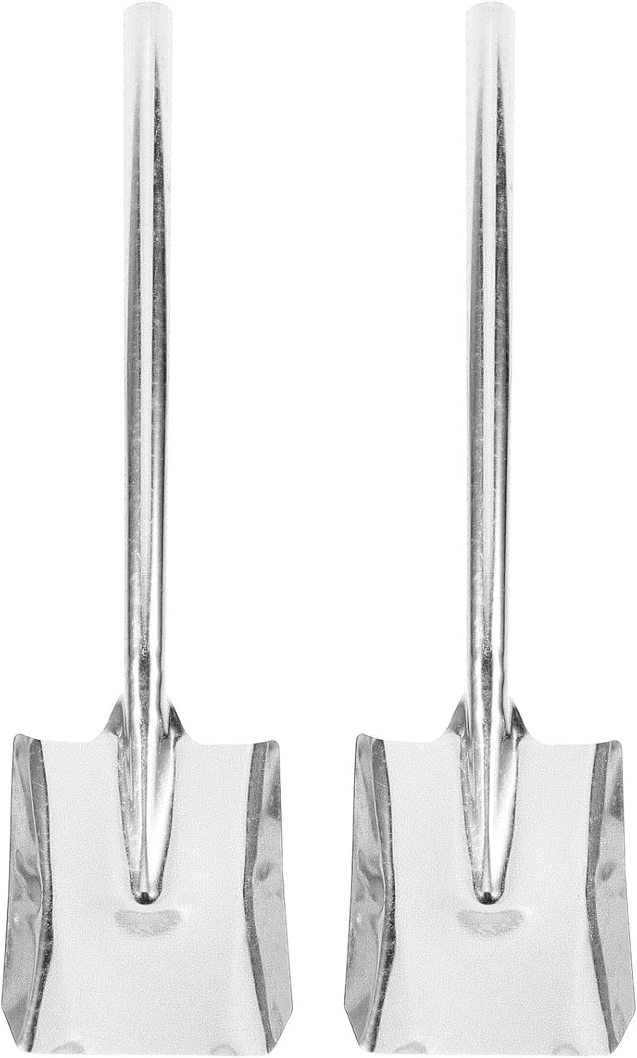 Robuste Flache Kohleschaufel 2 Stück Aus Eisen Mit Glatten
