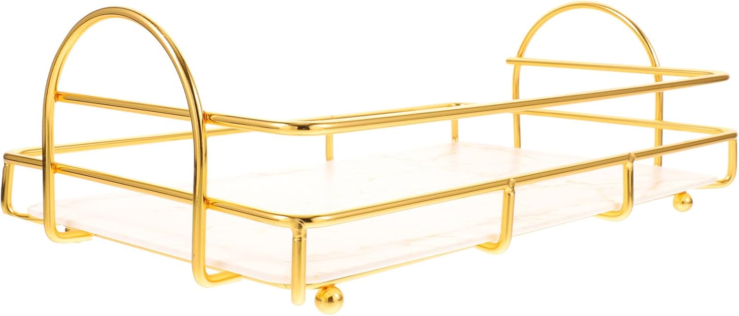 Regal Aus Goldlegierung Und Pp Für Bad Und Schreibtisch