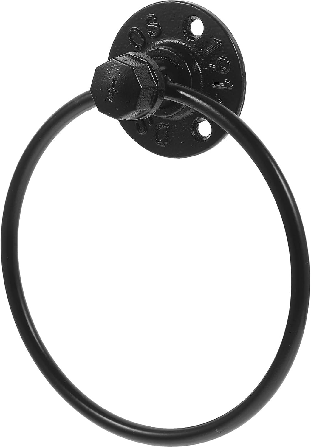 Wandhandtuchring Aus Schwarzem Schmiedeeisen Handtuchring