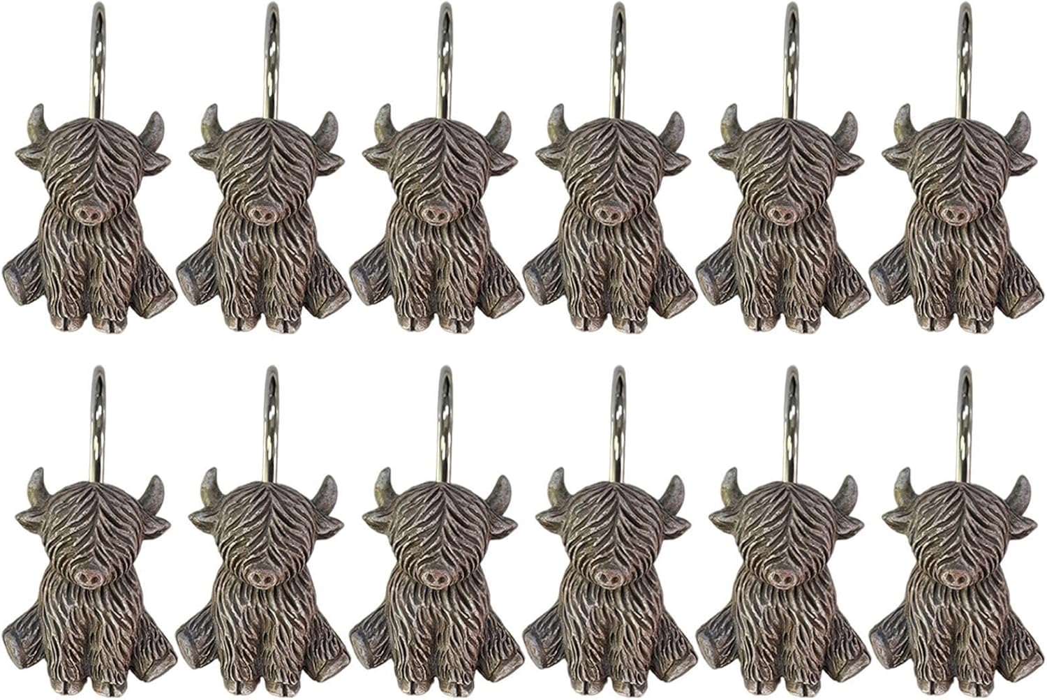 12er Set Hübsche Duschringe Badezimmeraccessoires Für