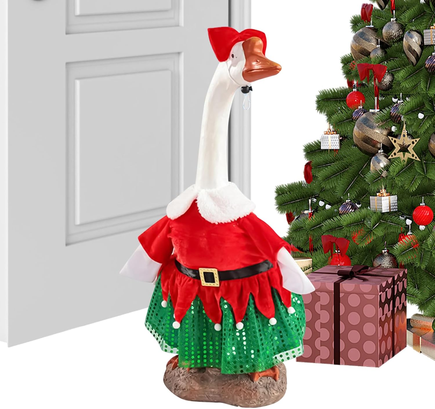 Gänse Kleider Urlaub Für Statue 23inch Weihnachts Gänse