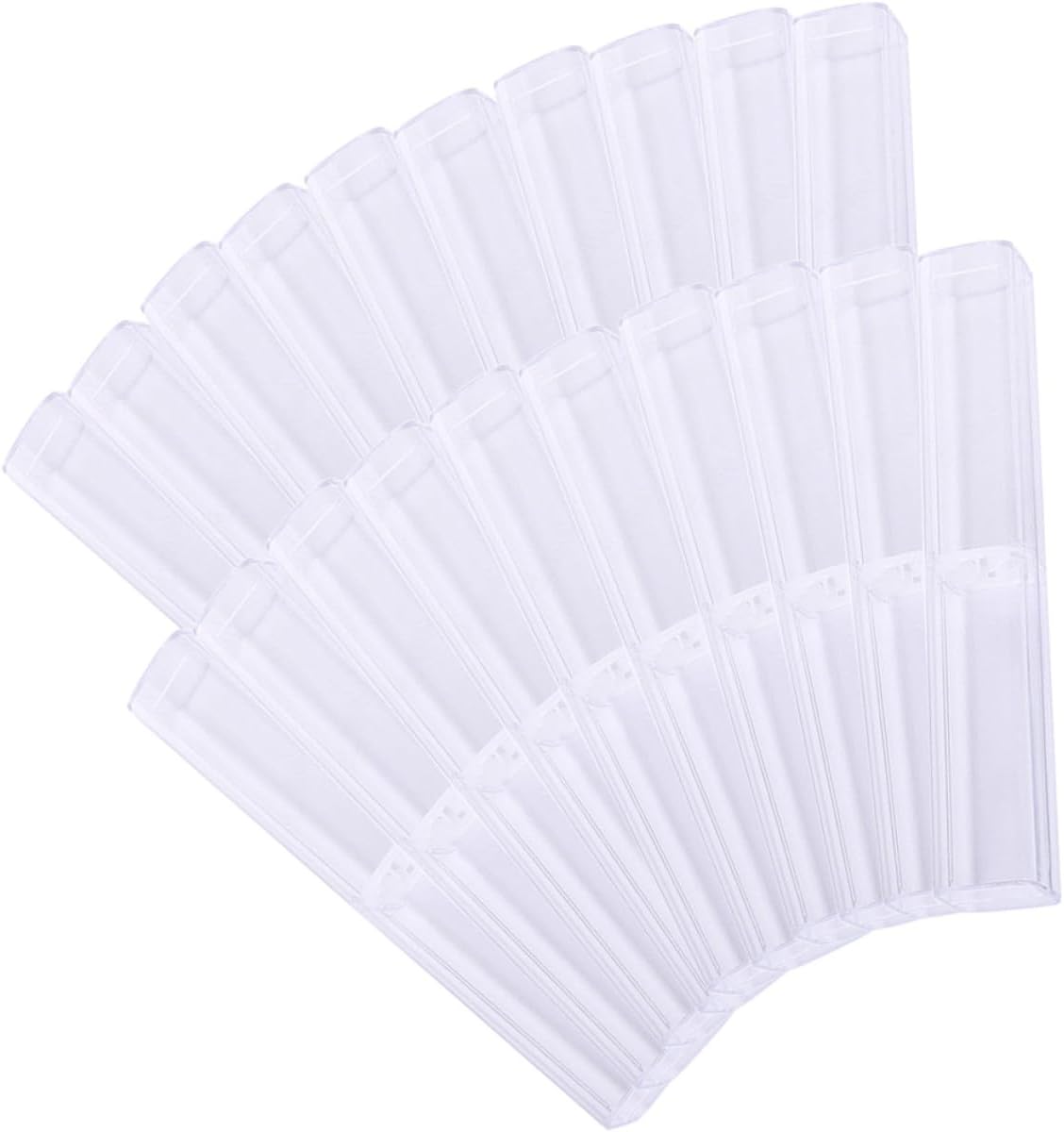 Stück Durchsichtiges Stifteetui Aus Kunststoff Zur