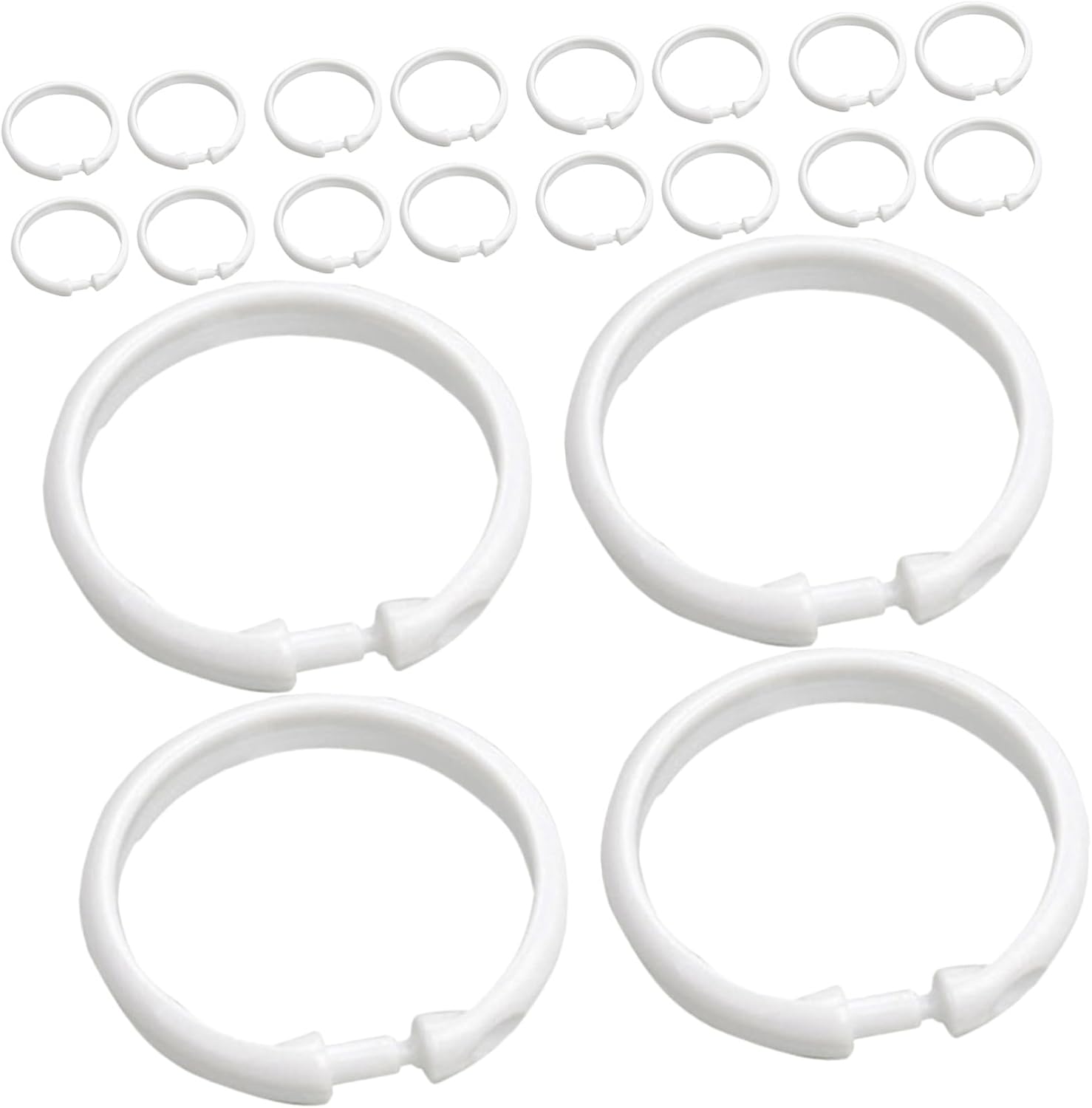 Und Zierliches Ring Und Schmuck Set Aus Heller Keramik