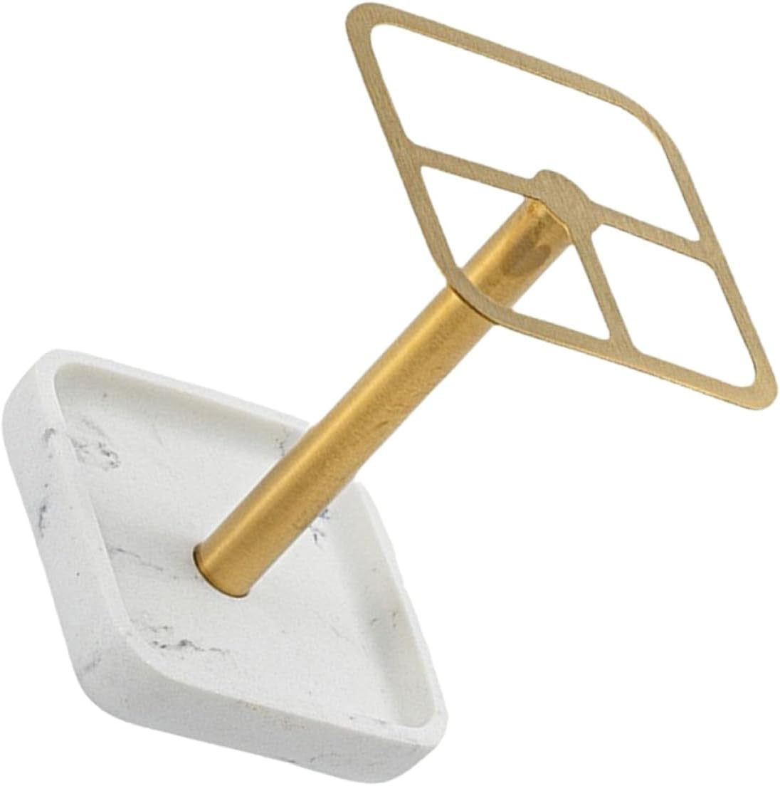 Zahnbürsten Organizer Aus Goldfarbenem Kunstharz Und