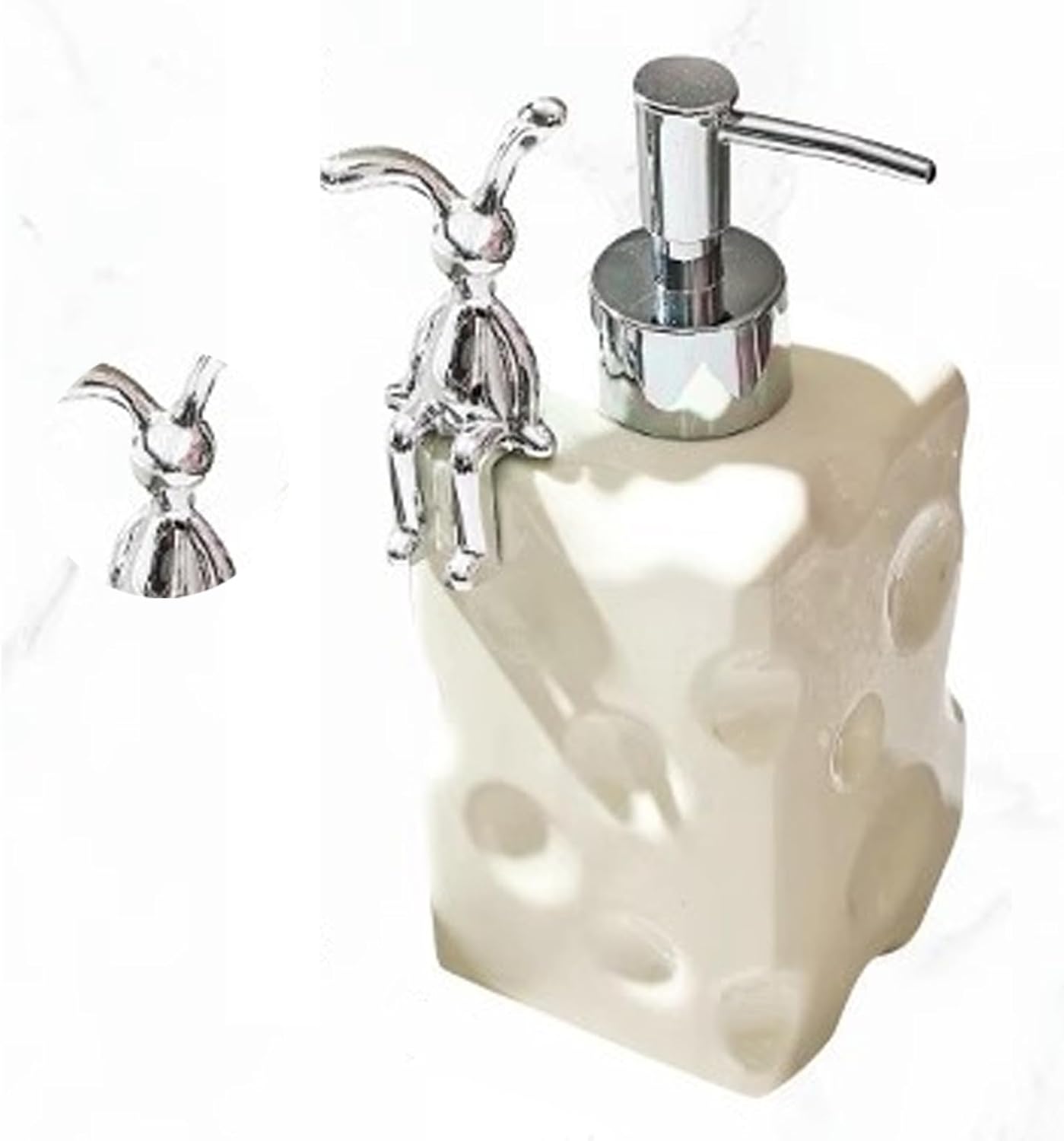 Keramik Shampoo Spender Badezimmerflasche Mit Großem