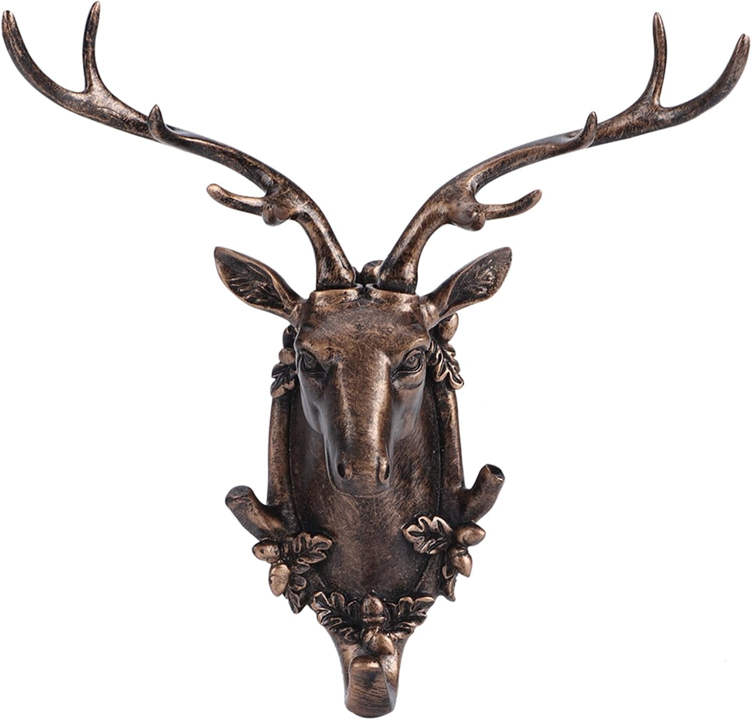 Eleganter Handtuchhaken Aus Kunstharz In Tierform Hirschkopf