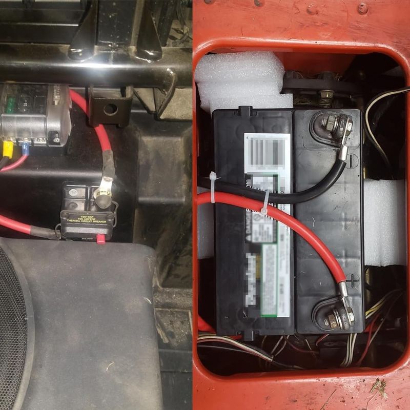 Ampper 2 Awg Batteriekabelsatz, 20 Zoll Kupfer-wechselrichterkabel Mit Anschlüssen Für Auto, Fahrzeug, Wohnmobil, Solaranwendungen Und Mehr (5/16" Ring, 1 Satz)