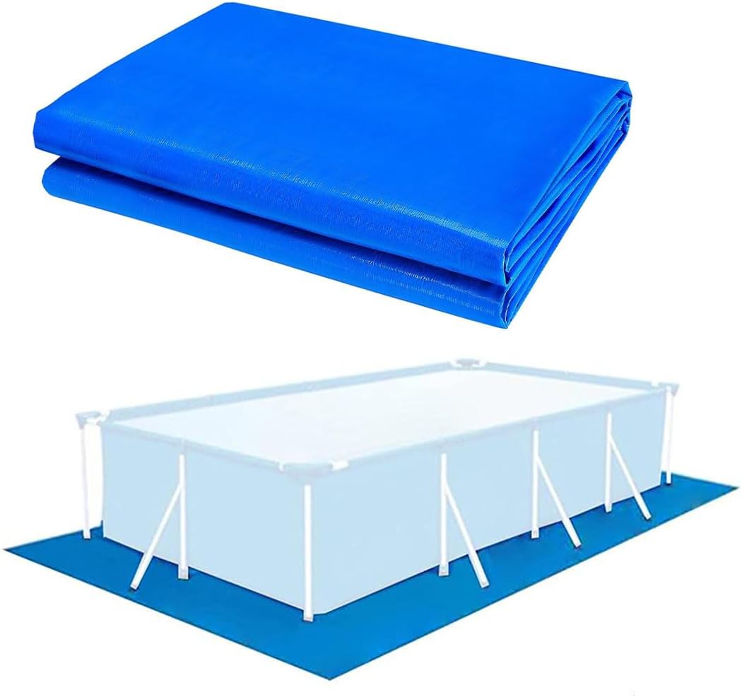 Schwimmbad-bodenmatte, Rechteckige Bodenplane, Schutzmatte Für Aufblasbare Schwimmbecken, Schwimmbadbodenschutz (250 X 340 Cm / 98,43 X 133,86 Zoll)