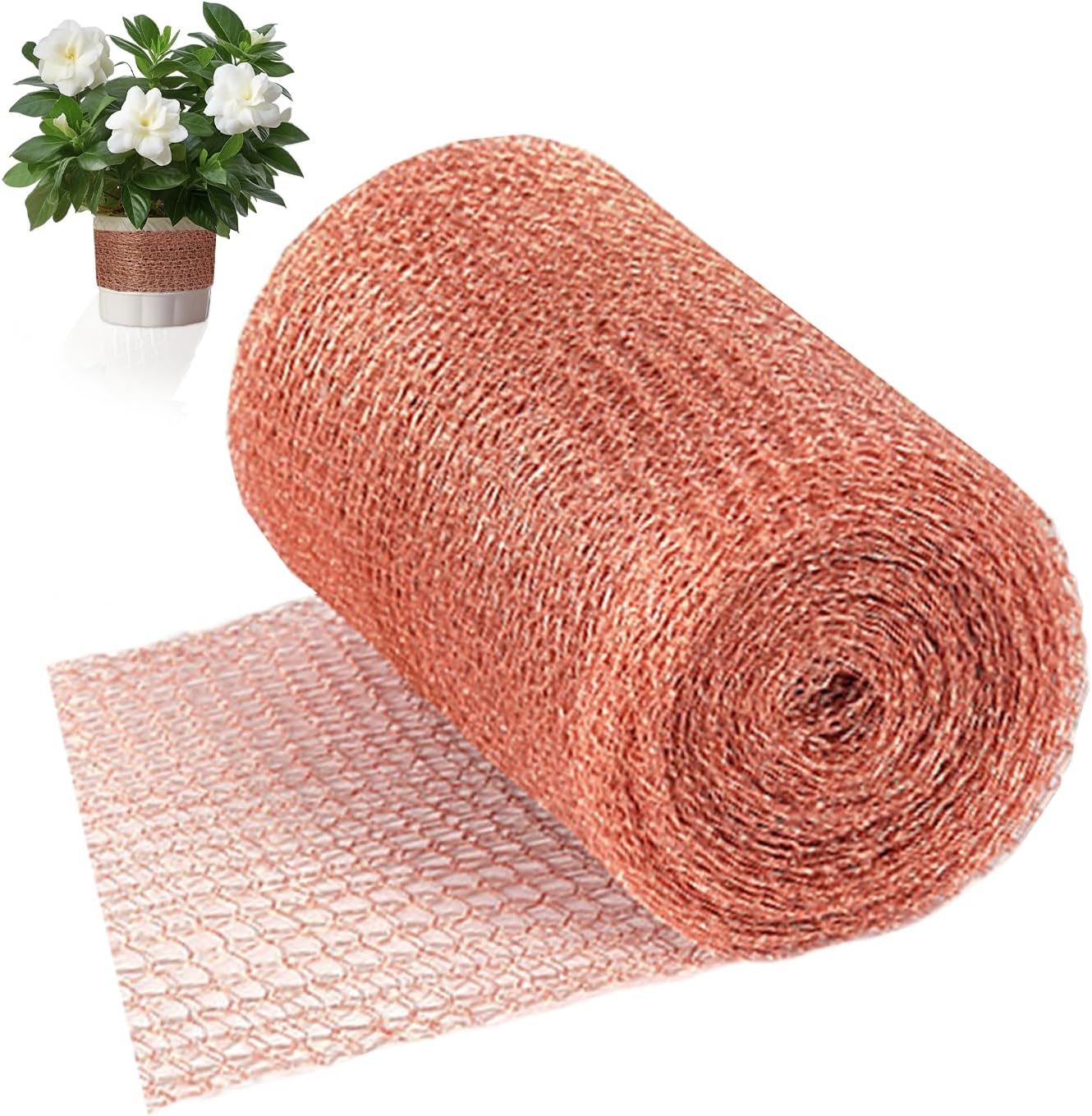 Schneckennetz Aus Kupfer Für Den Garten, 12,7 Cm X 15 M, Schneckenfalle Aus Kupferband, Elektrochemischer Schneckenschutz Für Den Garten, Flexibles, Nagetiersicheres Netz Zum Abdichten Von Löchern – 1