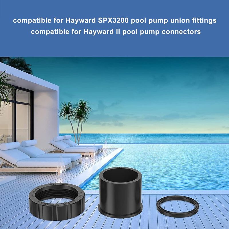 Hayward Spx3200 Poolpumpen-verschraubungsset, Hayward Ii Poolpumpen-verschraubungen, Pumpenanschlussset