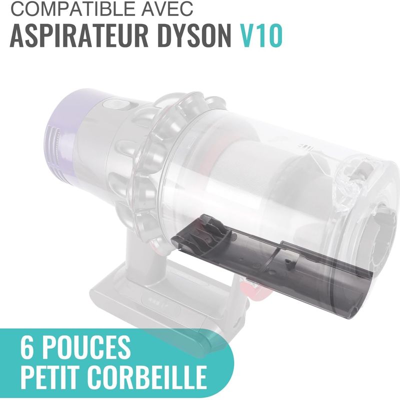 Ersatz-zyklon-auffangbehälter-schieber Für Dyson V10 Sv12 Staubsauger, Zyklon-träger-gleitplatte, Ersatzteile (6 Zoll)