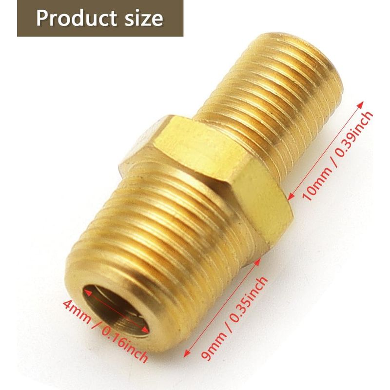 1/8 Npt Reinkupfer Hochwertiges Luftkern-reservoirventil, Messing-schrader-luftventil, Messing-schrader-kompressorventile Für Autoreifen (2 Stück)