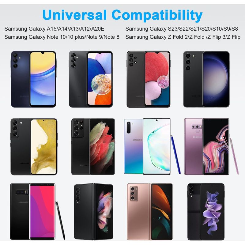 Schnellladegerät Typ-c, Schnellladekabel Für Samsung Galaxy A12 5g A13 A14 A15 A16 A05s A04s A34 A23 A53 A55 A33 A35 A26 S25 S24 S23 S22 S21 2m Usb-c Adapterkabel Für Mobiltelefone