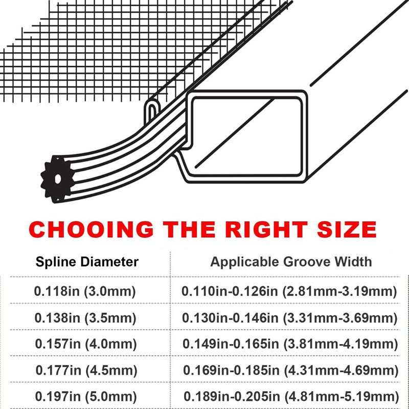 Gummischlauch Für Moskitonetze, 30 M Durchmesser, 3,0 Mm Durchmesser, Ersatzteil (ø3,0 Mm X 30 M)