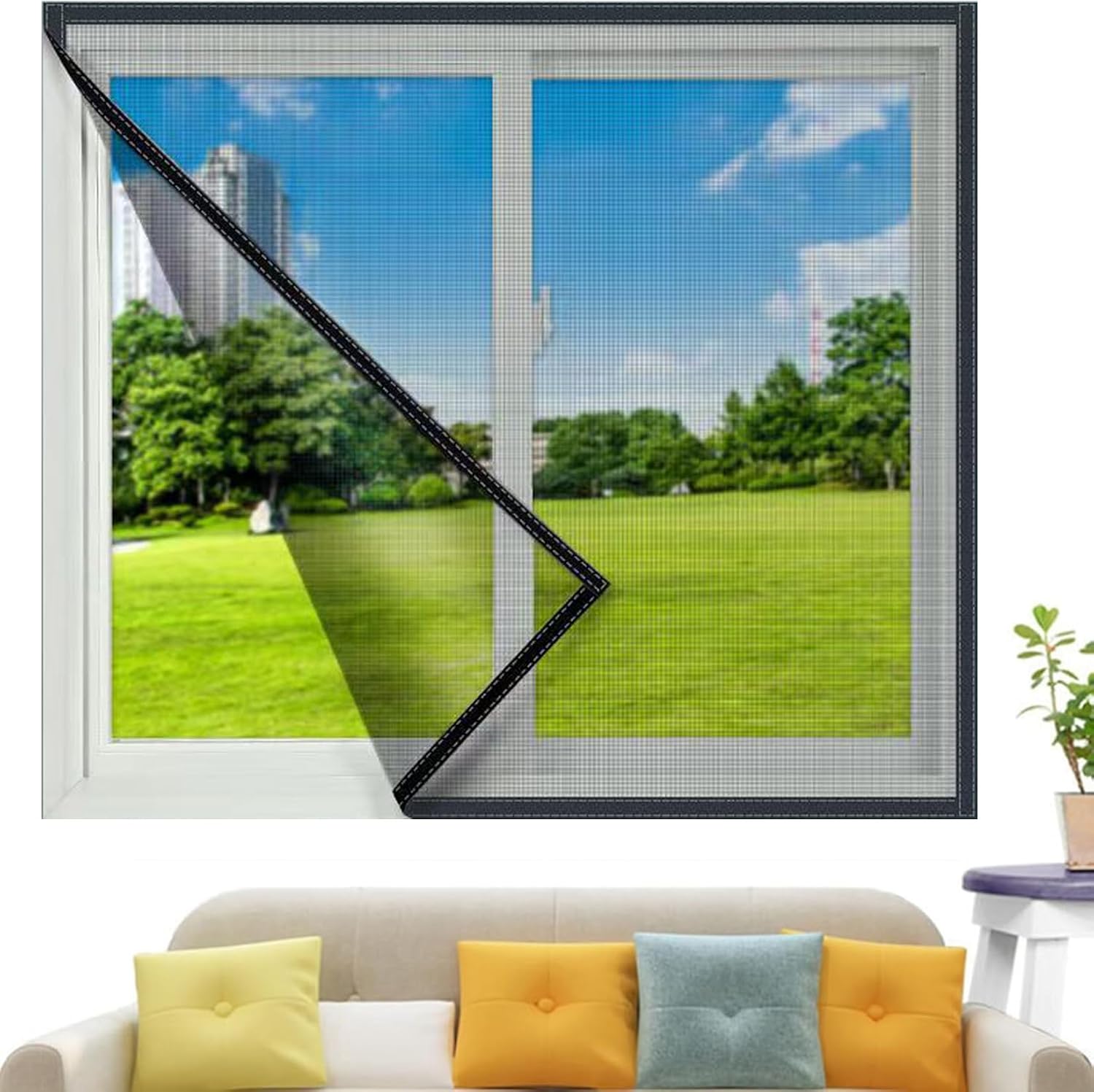 45 X 95 Cm Moskitonetz Aus Transparentem, Uv-beständigem Gewebe – Insektenschutz