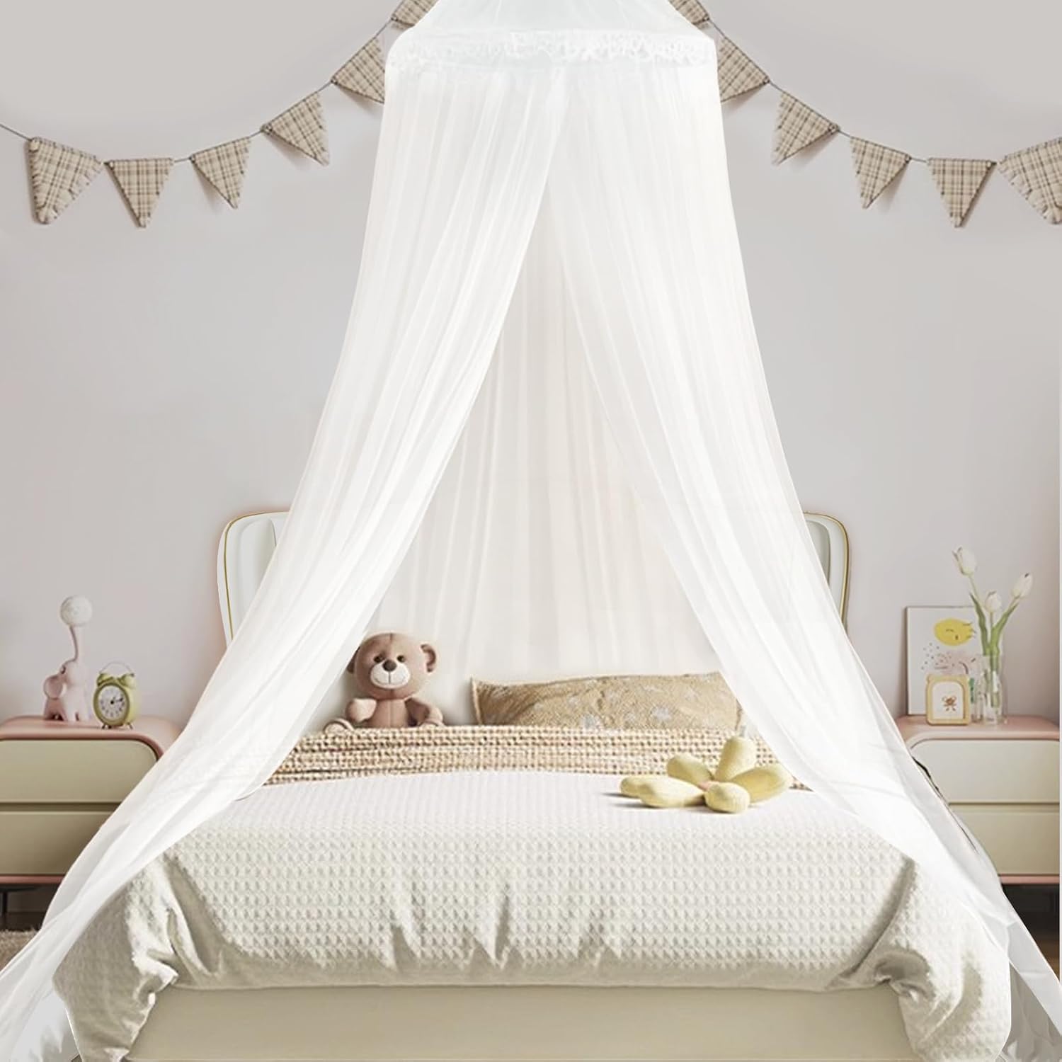Weißes Moskitonetz Für Kinderbetten, Moskitonetz Für Kinderbetten, Baldachin, Zuhause, Reisen, Camping, 60 X 250 X 1050 Cm