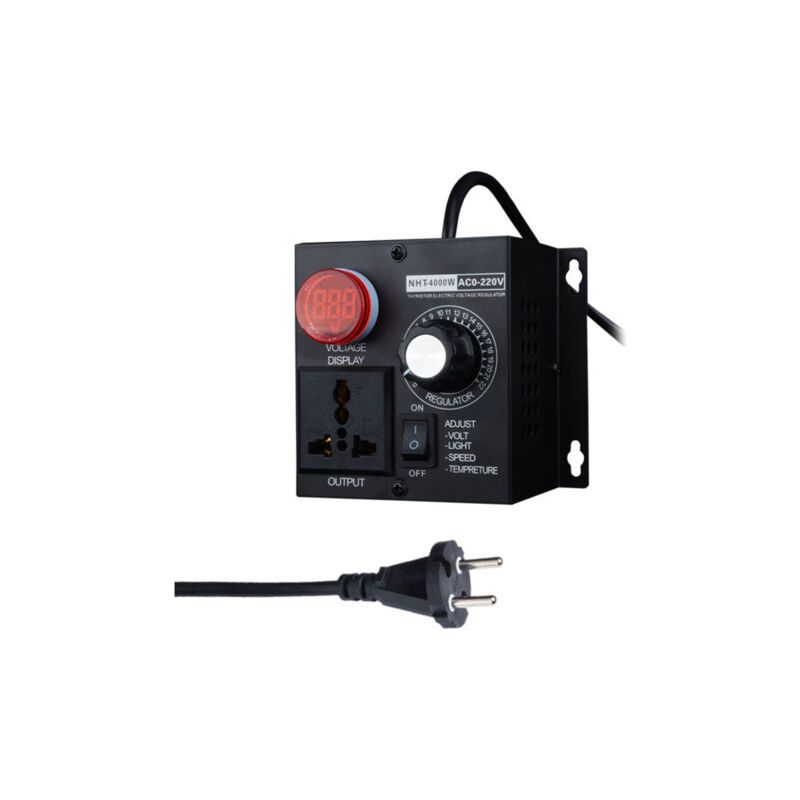 Houhence – 220v 4000w Wechselstrom-spannungsregler – Drehzahl- Und Temperaturregler – Fr-4 Leiterplatte – Kompatibel Mit Elektroöfen