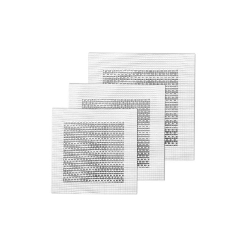 6 Stück Aluminium-wandreparaturflicken, Selbstklebende Flicken, Wandreparaturflicken, 4/6/8 Zoll Fasergewebe Auf Verzinkter Platte, Für Wand- Und Deckenreparaturen (4, 6, 8 Zoll)