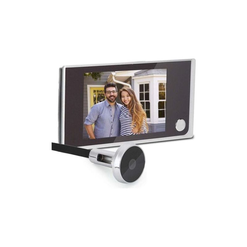 3,5-zoll-digitaltürspion – 120-grad-lcd-bildschirm – Zinklegierung – 2-megapixel-cmos-sensor – Betrieb Mit 4 Aaa-batterien
