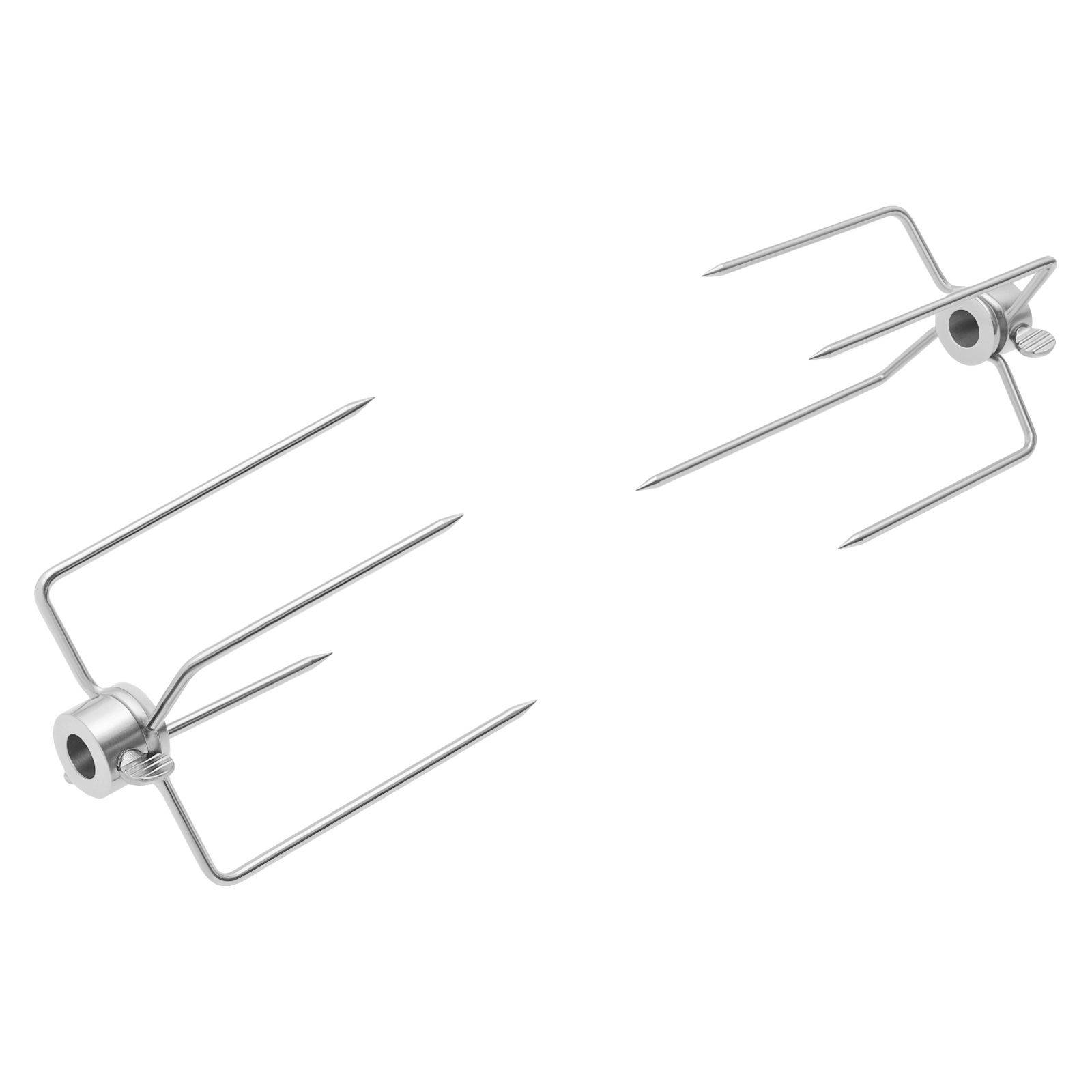 Edelstahl-bratengabel, Grillgabel, Rotisserie-fleischgabel