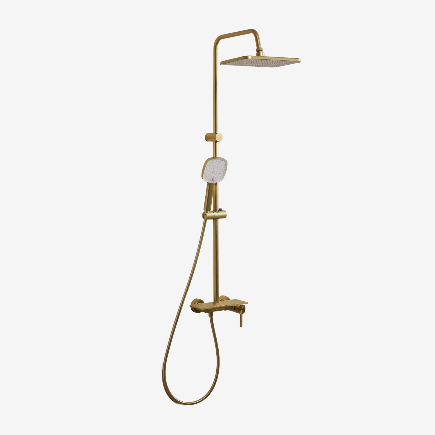 Sklum Aluminiumsäule Almudena Dusche Mattgold