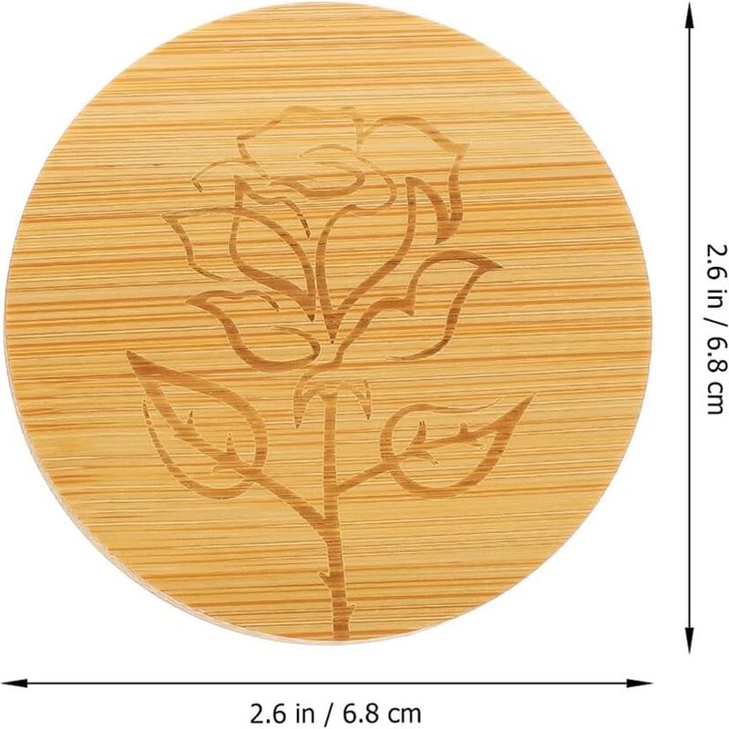 Set Mit 6 Luftdichten Deckeln Für Joghurtbecher, Außendurchmesser 68 Mm, Innendurchmesser 48 Mm
