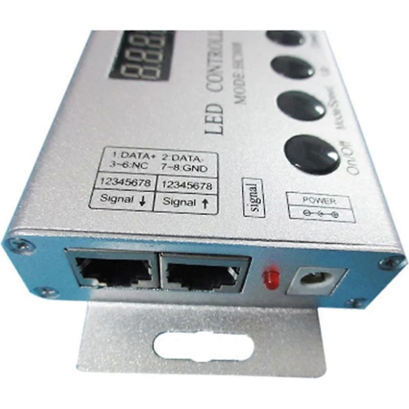Hc008 Programmierbarer Led-controller, 133 Effektmodi, Funksteuerung, 2048 Led-pixel Für Ws2811, Ws2812, Rgb Le