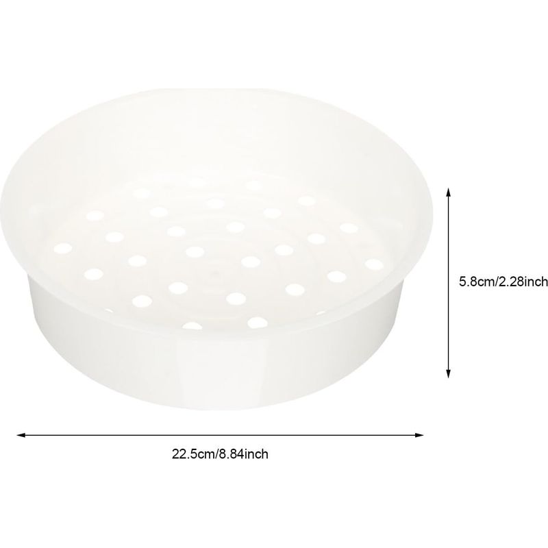 Dampfkorb Aus Kunststoff Für 4-5l Reiskocher, 2er-set, Dampfeinsatz Für Ravioli, Obst, Brötchen