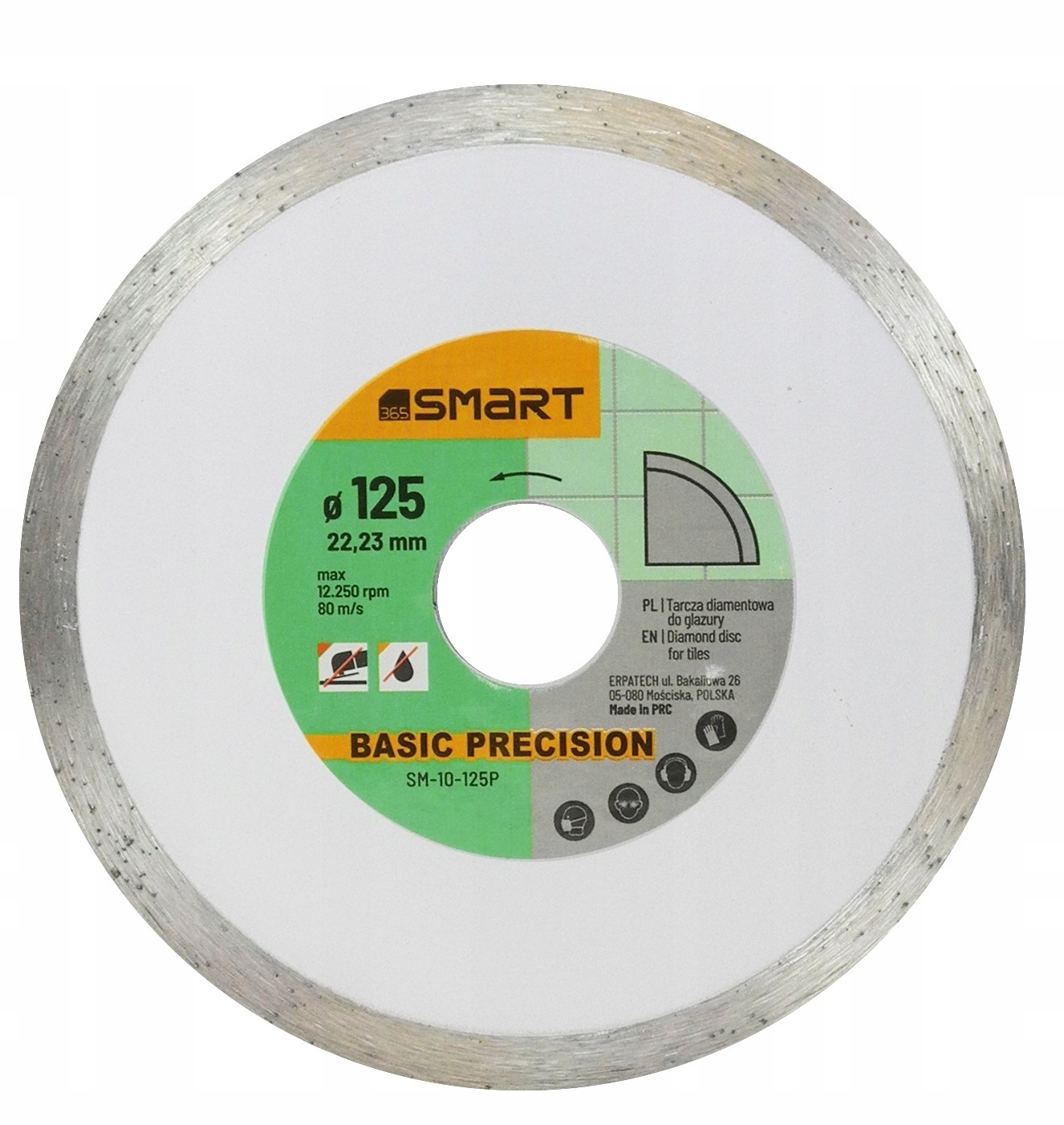 Diamantscheibe Smart Sm-10-125p 125 Mm 10 Mm Schnitt