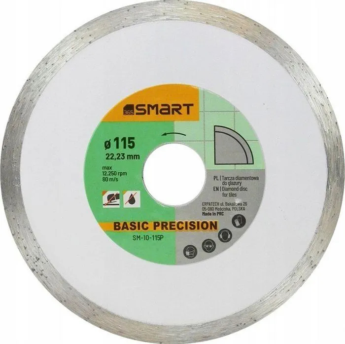 Diamantscheibe Smart Basic Precision 115 Mm 22.23 Mm Bohrung