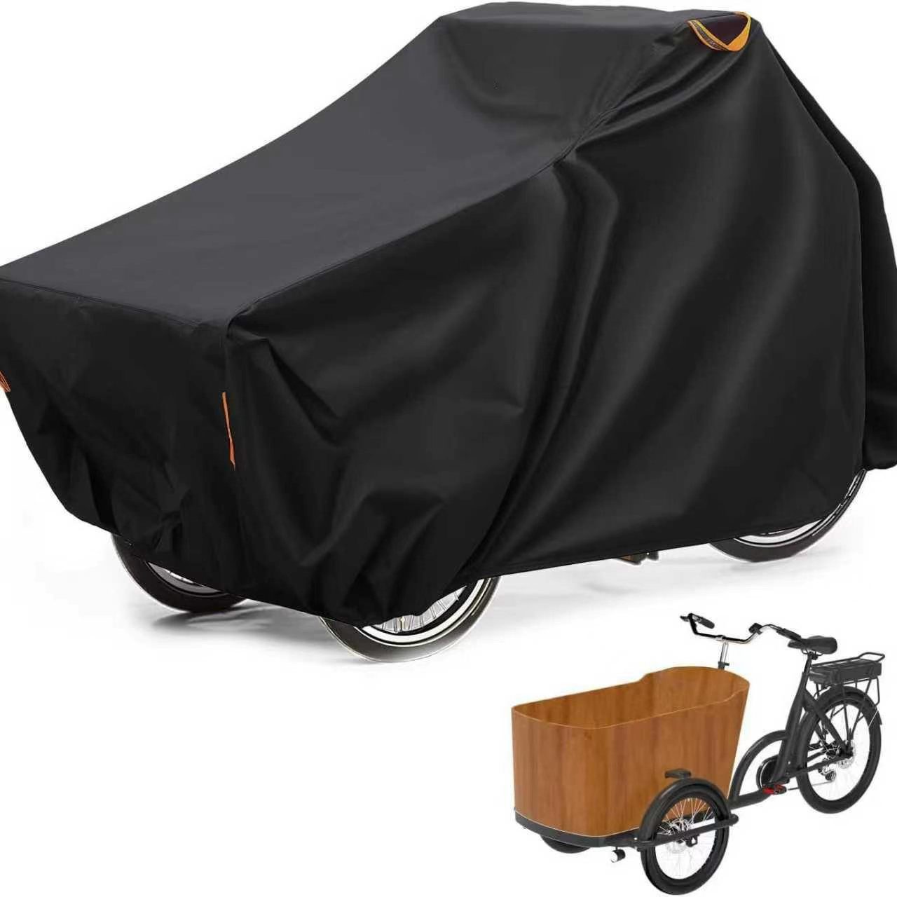 Schutzhülle Für Lastenräder – 220 X 100 X 110 Cm – Wasserdicht – Aus 420d Oxford-gewebe – Für Erwachsene