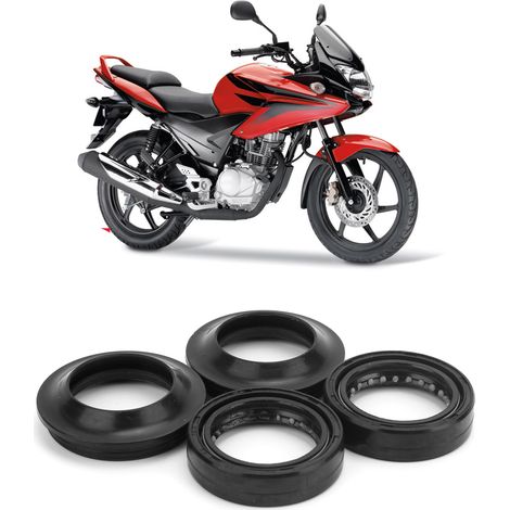 【4er-set】 Schutzkappen Für Die Gabelsimmerringe【stoßdämpferdichtung】 Passend Für Honda Wy125a Cf Mcr – 125 Cm³
