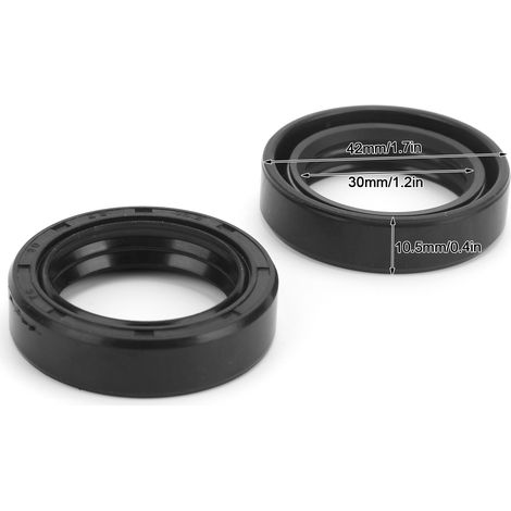 2 Stück Dichtungsringe Für Motorradstoßdämpfer, Gummistaubschutzkappen, Abmessungen 42x30x10,5mm Für Haojue