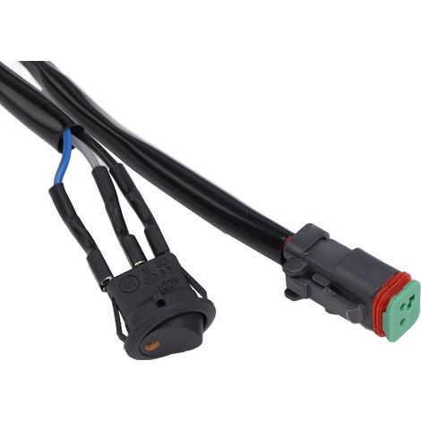 16awg Led-lichtleisten-kabelsatz, Leistungsrelais Und 12v-gleichstromsicherung Mit Ein-/ausschalter Für Lkw, Atv, Utv, Boot