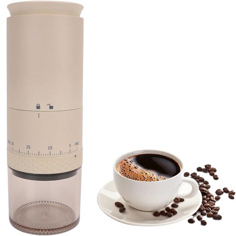 Kaffeemühle, Elektrische Kaffeemühle, Tragbare Kaffeebohnenmühle, Usb-wiederaufladbare, Verstellbare Kaffeebohnenmühle, Geeignet Für Filterkaffee Zu Hause.