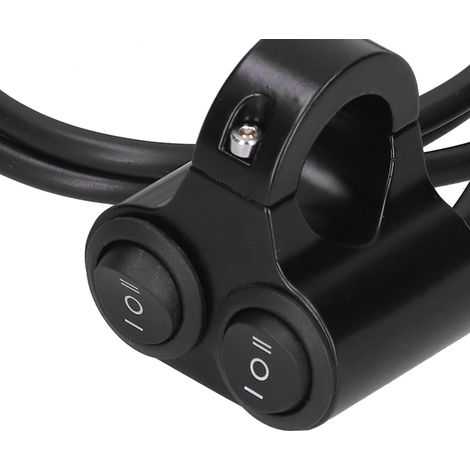 Universeller 2-in-1 12v Motorrad-scheinwerferschalter Mit Lenkerhalterung Für Atv/utv