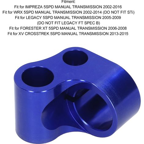 Adapter Für 5-gang-schaltgetriebe Mit Basisdüse Für Trimmer (impreza/wrx/legacy/forester Xt, Blau)