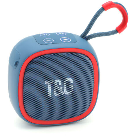 Tg659 Mini-bluetooth-lautsprecher Mit Subwoofer, Stereoanlage Für Sportwagen/auto – Blau