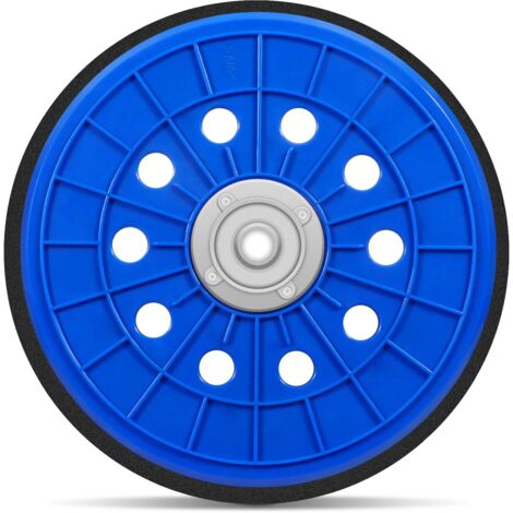 Schleifteller M14, 225 Mm Durchmesser – Innovatives 10-loch-design Für Optimale Staubabsaugung – Kompatibel Mit Trockenbau- Und Deckenschleifern – Strapazierfähiges Pp-material
