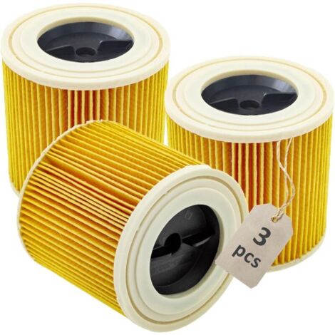 3er-pack Kfi 3310 Patronenfilter Für Kärcher Wd 2 Plus Wd3 Wd3s, Kwd Se4001 Se4002 Nass- Und Trockensauger - 2.863-303.0