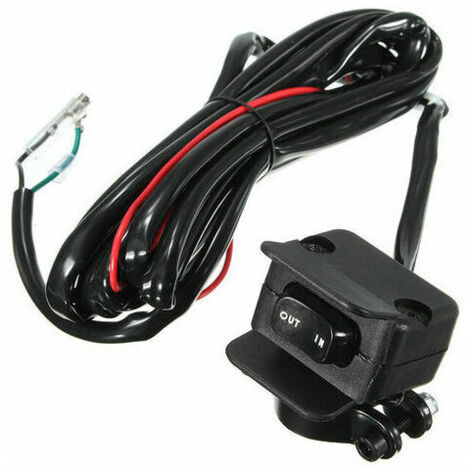 Montagehalterung Mit Wippschalter – 12 V – Steuerleitungssatz Für Elektrische Atv/utv-seilwinde