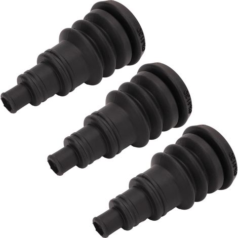 Feuerfeste Kabeldurchführungs-schutzhülle – 3 Stück, Universelles Schwarzes Gummi Für 3/8"- Bis 1"-kabelbündel