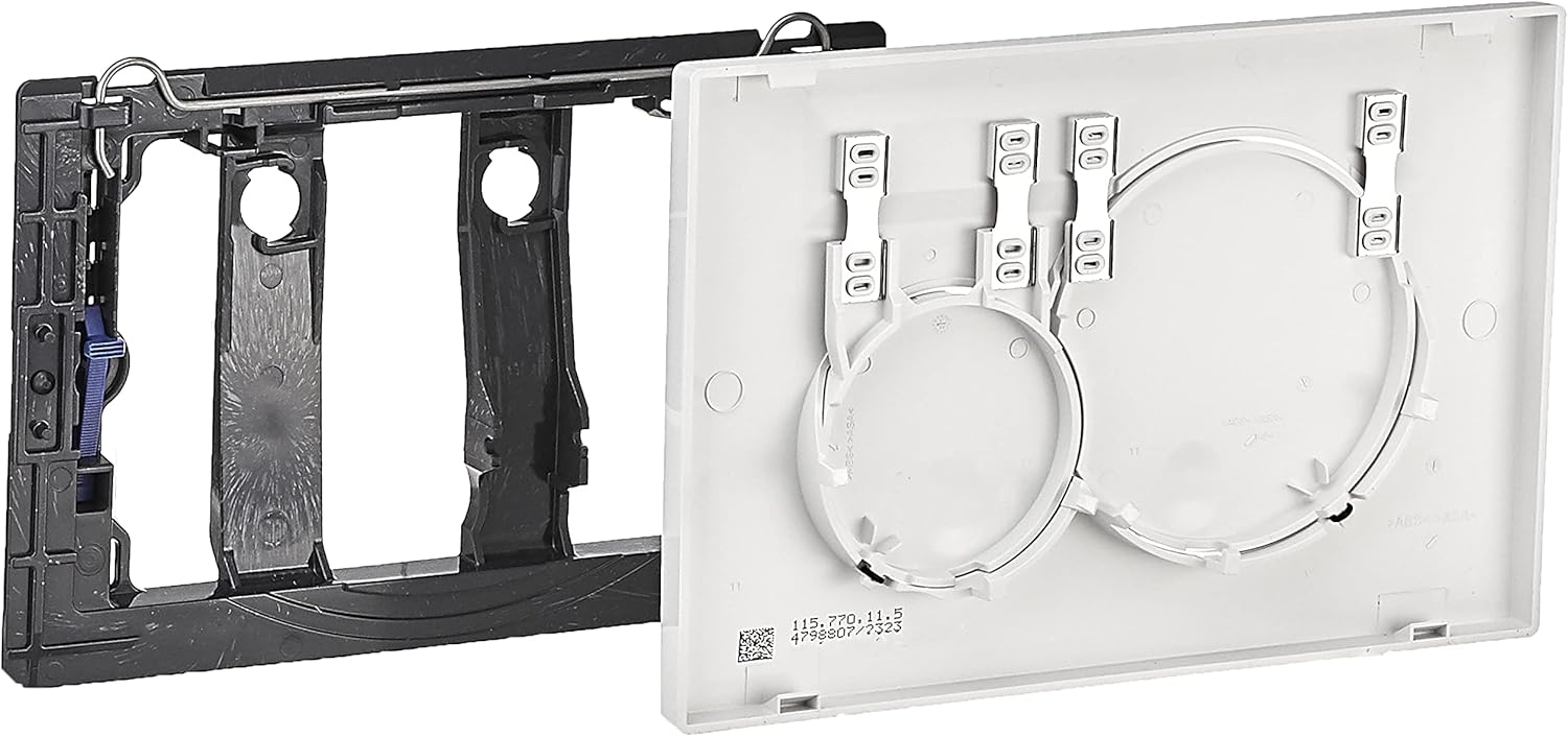 Geberit 115770115 Sigma01 Betätigungsplatte, Kunststoff, Geeignet Für 2-mengen-spülung, 1 Stück