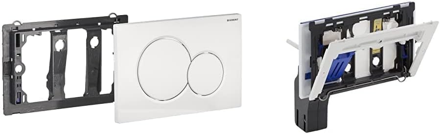 Geberit 115770115 Sigma01 Serie Betätigungsplatte Aus Kunststoff Mit Zweimengenspülung (1 Stück)